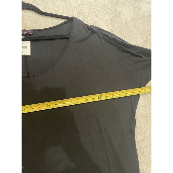 NWT Fresh Produce $55 Black Scoop Neck Blouse Plus Size XXL 100% Cotton - Picture 7 of 7